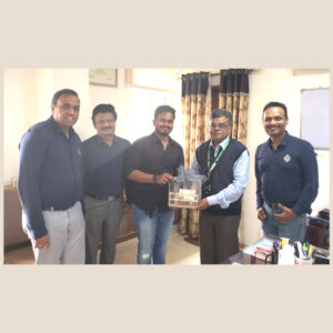 003.Team Amuse with Dr. Jagadeeshwar, Director of Research, Professor Jayashankar Telangana State Agricultural University (PJTSAU), Hyderabad, Telangana