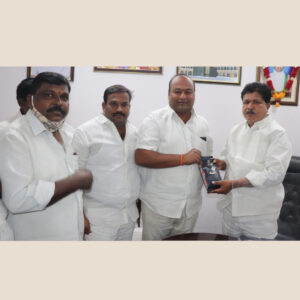 017.Team AMUSE with Telangana State MLA Mr. Madhavaram Krishna Rao