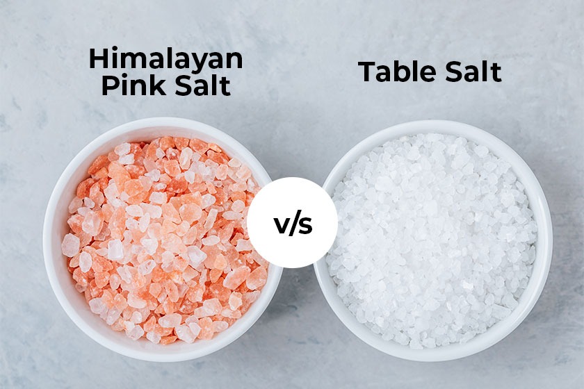 Himalayan Pink Salt Vs Table Salt
